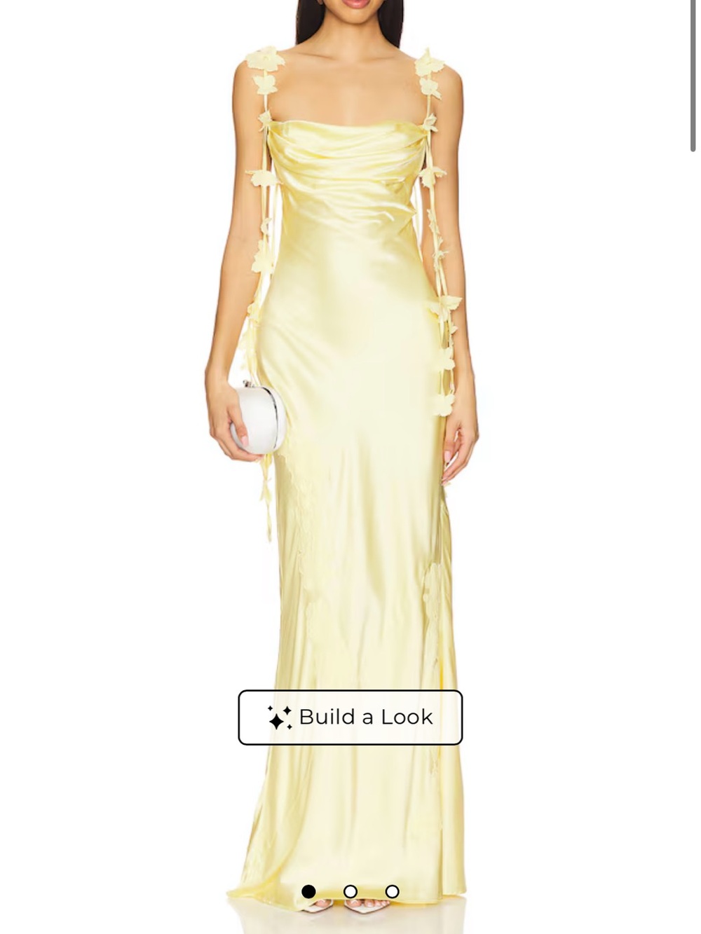 Elegant Yellow Revolve dress